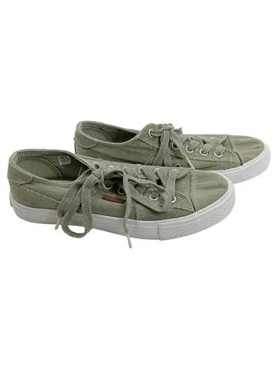 Dockers by Gerli Sneaker Low Damen Gr. 40 Grün Canvas Schnürer
