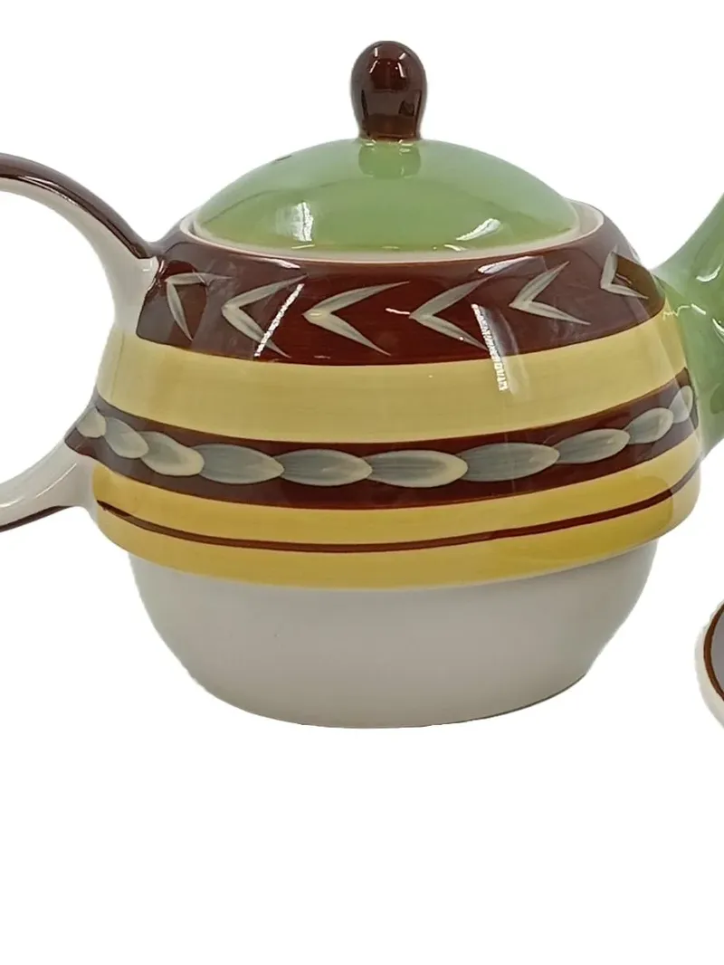 Cha Cult Tea for One Teeservice Teekanne Tasse Untertasse Porzellan Mehrfarbig 3