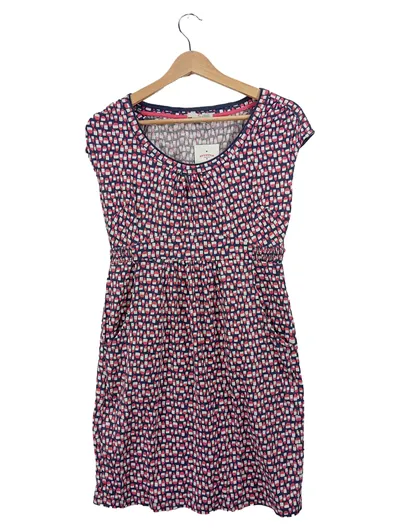 Boden Damen Freizeitkleid Gr. 40 Mehrfarbig Geometrisch Muster Jersey