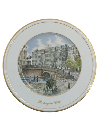 Kaiser Porzellan Sammelteller Berliner Schlösser Das königliche Schloß 27cm