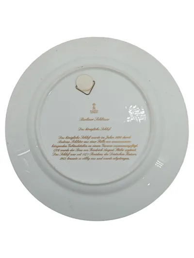 Kaiser Porzellan Sammelteller Berliner Schlösser Das königliche Schloß 27cm
