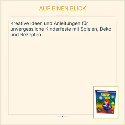 Unvergessliche Kinderfeste Gisela Hennekemper Falken Sachbuch Kinder Party
