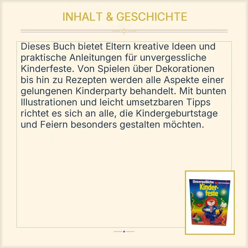 Unvergessliche Kinderfeste Gisela Hennekemper Falken Sachbuch Kinder Party 3