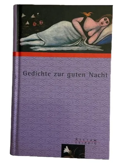 Gedichte zur guten Nacht - Reclam Leipzig Lyrikbuch Gedichtsammlung
