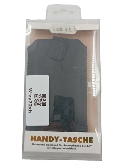 LogiLink Handy-Tasche Universal Smartphones bis 4,7 Zoll Magnetverschluss
