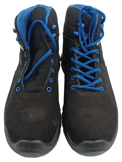 ATLAS Sicherheitsstiefel Herren Arbeitsschuhe S3 ESD Gr. 42 Schwarz Blau
