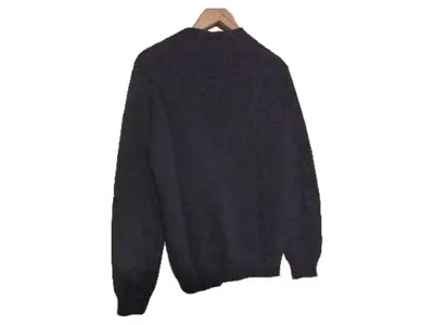 El Ganso Herren Strickjacke Knebelknöpfe Zopfmuster Navy Blau Gr. M