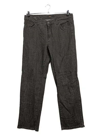 ANGELS Damen Jeans Regular Fit Grau Größe 46 Straight Hose