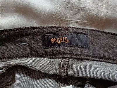 ANGELS Damen Jeans Regular Fit Grau Größe 46 Straight Hose