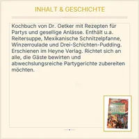 Dr. Oetker Party Rezepte Kochbuch Heyne Partyküche Rezeptbuch 3