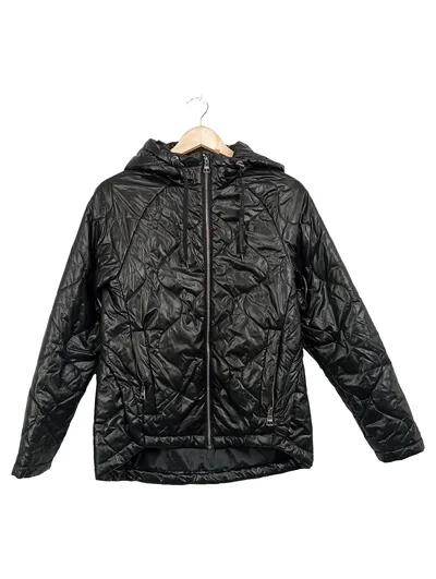 KARL LAGERFELD Paris Steppjacke Herren Gr. XS Schwarz Kapuze
