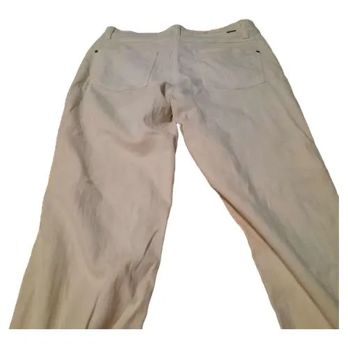 Cambio Damen Jeans Regular Fit Push Größe 40 Beige Baumwolle 3