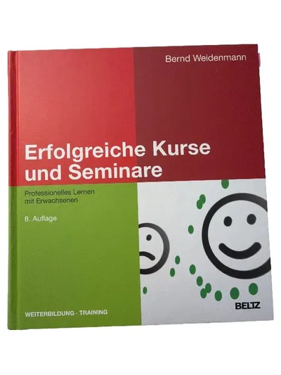 Erfolgreiche Kurse und Seminare Weidenmann 8. Auflage Beltz Weiterbildung
