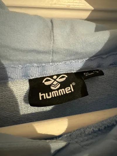 Hummel Hoodie Kapuzenpullover Herren Gr. M Hellblau Sportlich