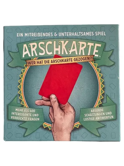 Arschkarte - Wer hat die Arschkarte gezogen? Partyspiel Quizspiel