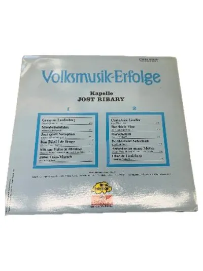 Volksmusik Erfolge Kapelle Jost Ribary Vinyl LP Polydor Schlager