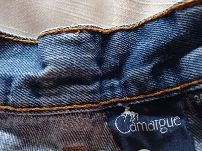 Camargue Herren Jeans Regular Fit Größe 52 W36 Blau 100% Baumwolle