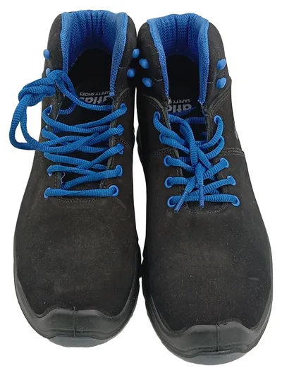 ATLAS Herren Sicherheitsstiefel Arbeitsschuhe S3 ESD Gr. 42 Schwarz Blau