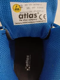 ATLAS Herren Sicherheitsstiefel Arbeitsschuhe S3 ESD Gr. 42 Schwarz Blau 4