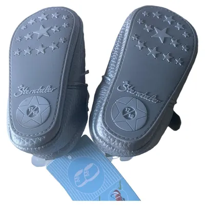 Sterntaler Mädchen Lauflernschuhe Silber Gr. 17 Mary Jane Herz NEU