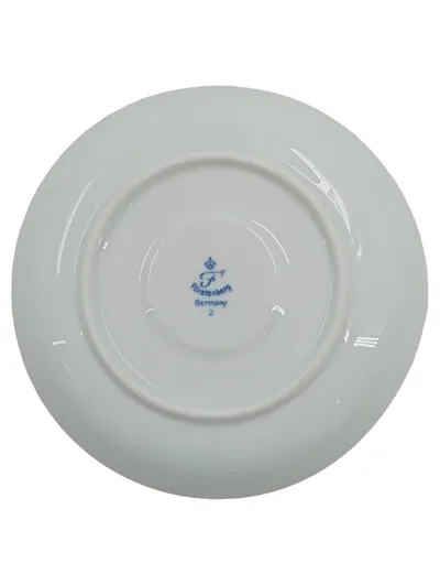 FÜRSTENBERG Untertasse Unterteller Porzellan Weiß 14cm Germany