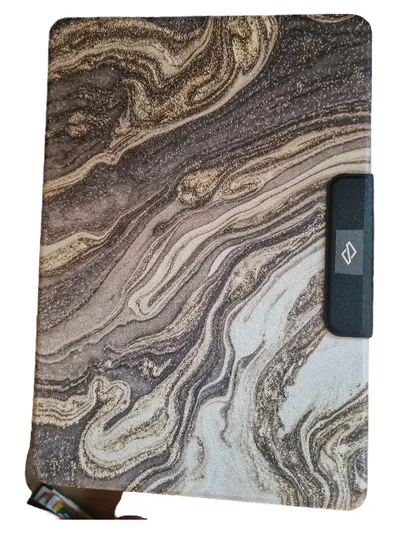 BURGA Tablet Schutzhülle E-Reader Marmor Design Mehrfarbig Braun Grau
