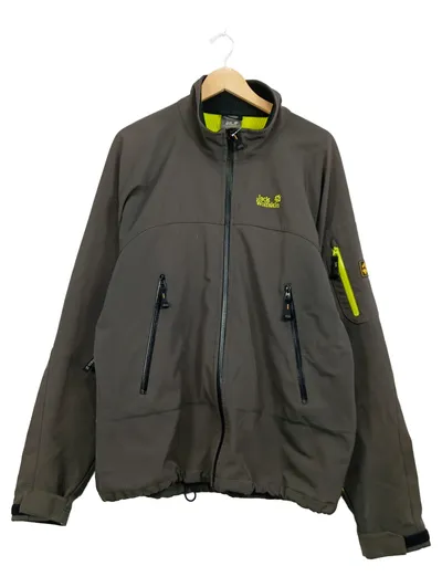 Jack Wolfskin Herren Outdoorjacke Softshell Grau Gr. XL