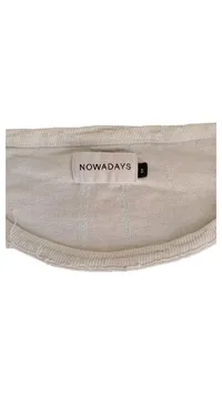 Nowadays Herren Langarm Pullover Gr. M Mintgrün Basic Baumwolle 2
