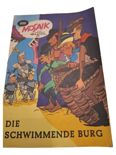 Mosaik 225 Die schwimmende Burg Hannes Hegen DDR Comic
