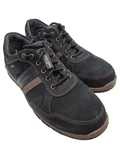 Josef Seibel Herren Outdoorschuhe Sneaker Gr. 43 Grau Wildleder TopDry