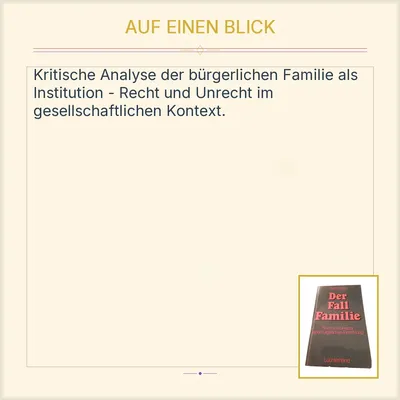 Der Fall Familie - Diether Huhn - Recht Unrecht bürgerlichen Einrichtung