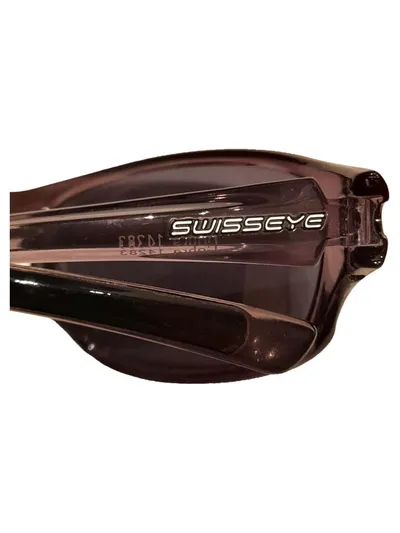 Swiss Eye Sonnenbrille Sportbrille Herren Grau Transparent mit Etui