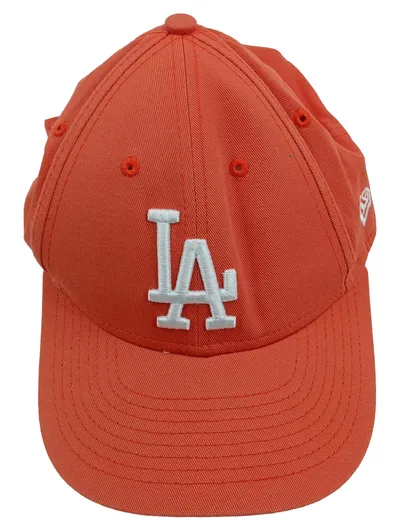 New Era 9FORTY Cap LA Dodgers Youth Kinder Orange Baumwolle Baseball