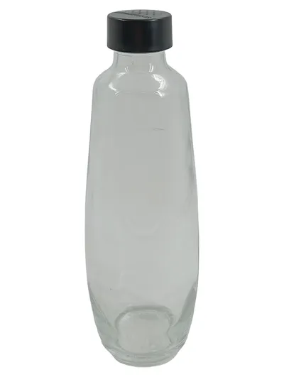 SodaStream Glasflasche 600ml Trinkflasche transparent 28cm Ersatzflasche