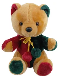EIFA Teddybär Plüschtier Weihnachten Rot Grün 25cm Kuscheltier 1