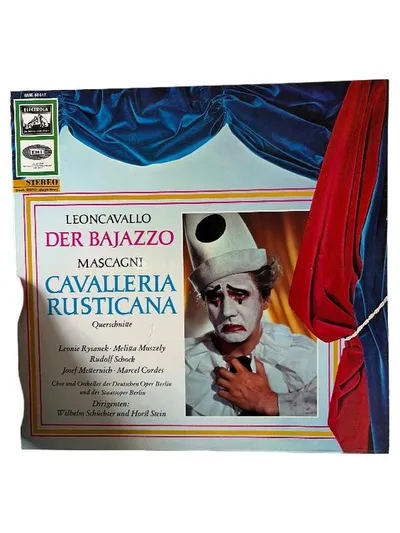 Der Bajazzo & Cavalleria Rusticana Vinyl LP Leoncavallo Mascagni EMI Electrola
