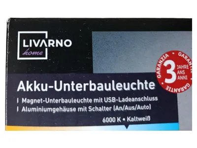 LIVARNO home HG08615B Unterbauleuchte LED Kaltweiß 30 cm