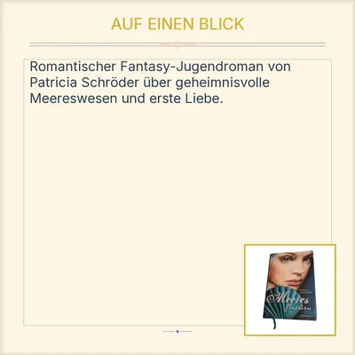 Meeresflüstern Patricia Schröder Coppenrath Jugendbuch Fantasy Roman