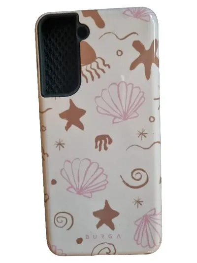 BURGA Handyhülle Samsung Galaxy S21 Maritim Muscheln Rosa Schutzhülle