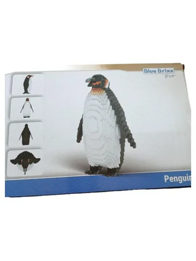 BlueBrixx Pro Penguin Bausteine Modellbausatz Pinguin Mehrfarbig