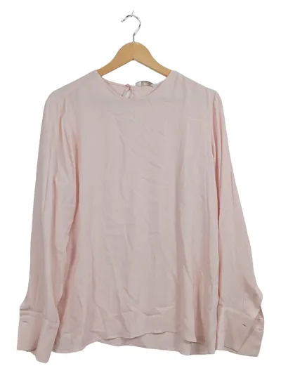 RIANI Damen Bluse Langarm Rosa Gr. 38 Acetat Seide Elegant