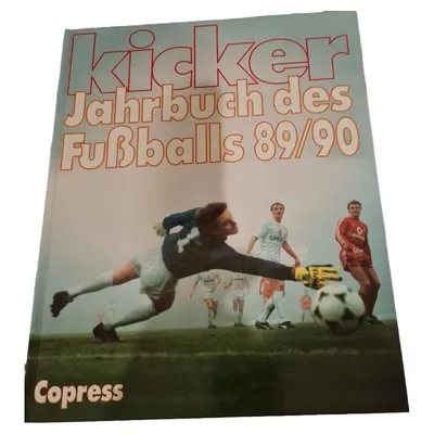 kicker Jahrbuch des Fußballs 89/90 Copress Fußball Saison Buch