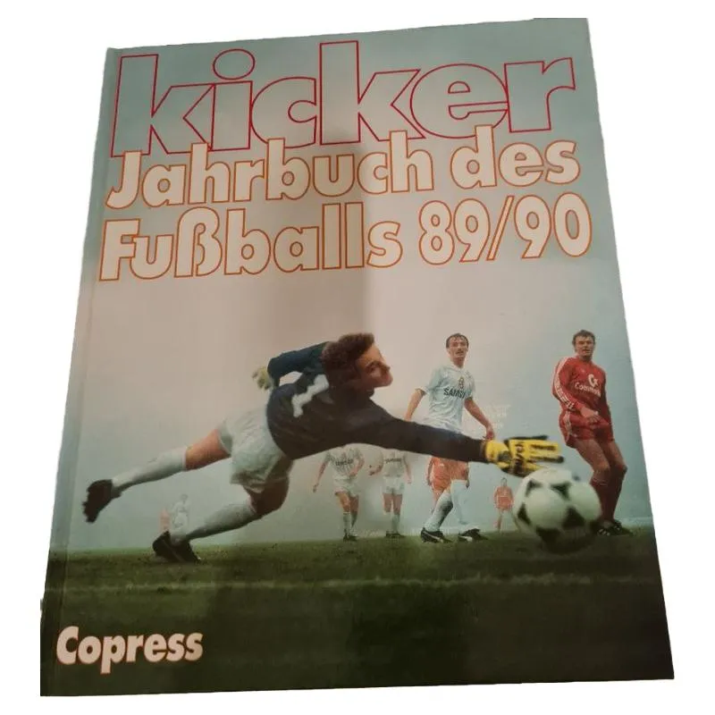 kicker Jahrbuch des Fußballs 89/90 Copress Fußball Saison Buch 1