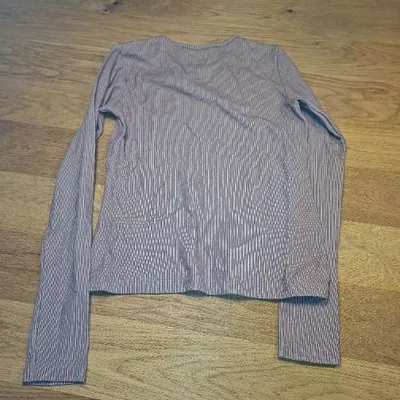 NAME IT Langarmshirt Mädchen Gr. 152 Rosa Rippstrick Cut-Out