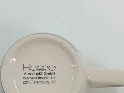 Home affaire Tasse Porzellan Grün Gestreift 300ml Keramikbecher Modern
