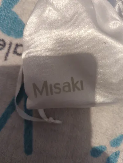 Misaki Damen Halskette Rosegold Anhänger Minimalistisch 48cm Metall