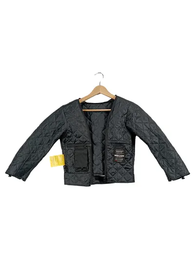 Probiker Motorradjacke Steppjacke Kinder Gr. XS/116 Schwarz Protektoren