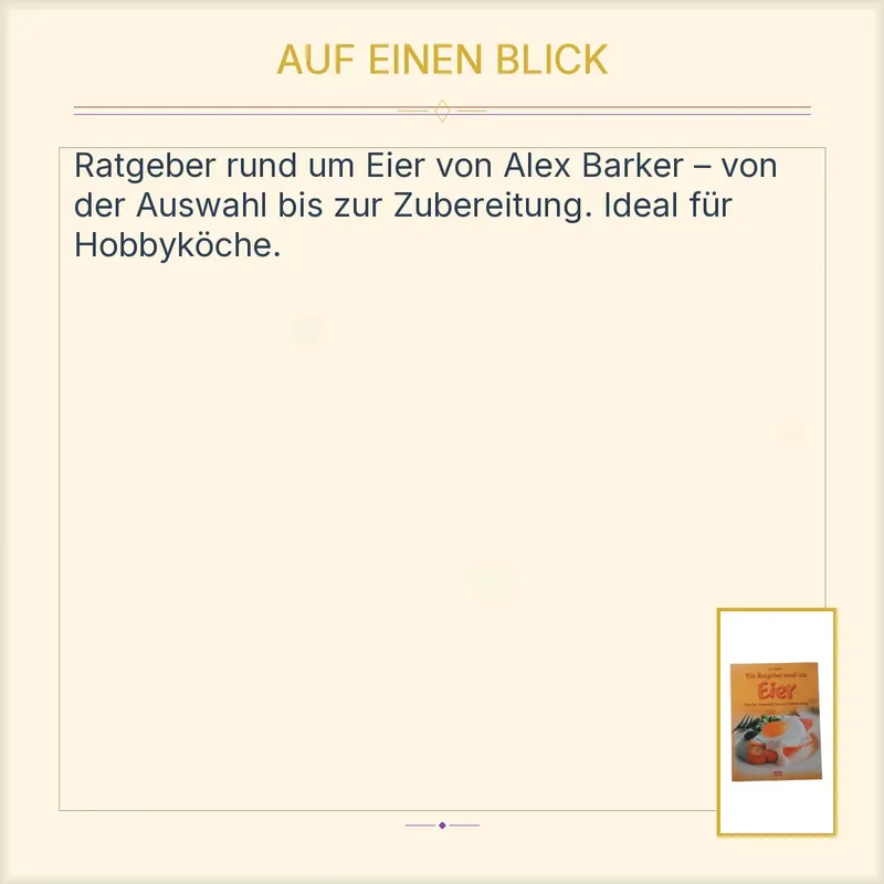 Ein Ratgeber rund um Eier Alex Barker Kochbuch Edition XXL Auswahl Zubereitung 2
