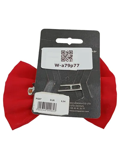 Evita Peroni Haarschmuck Schleife Rot Nieten Haarspange Damen