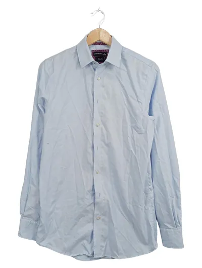 Westbury Herren Business Hemd Slim Fit Gr. S 37-38 Hellblau Langarm